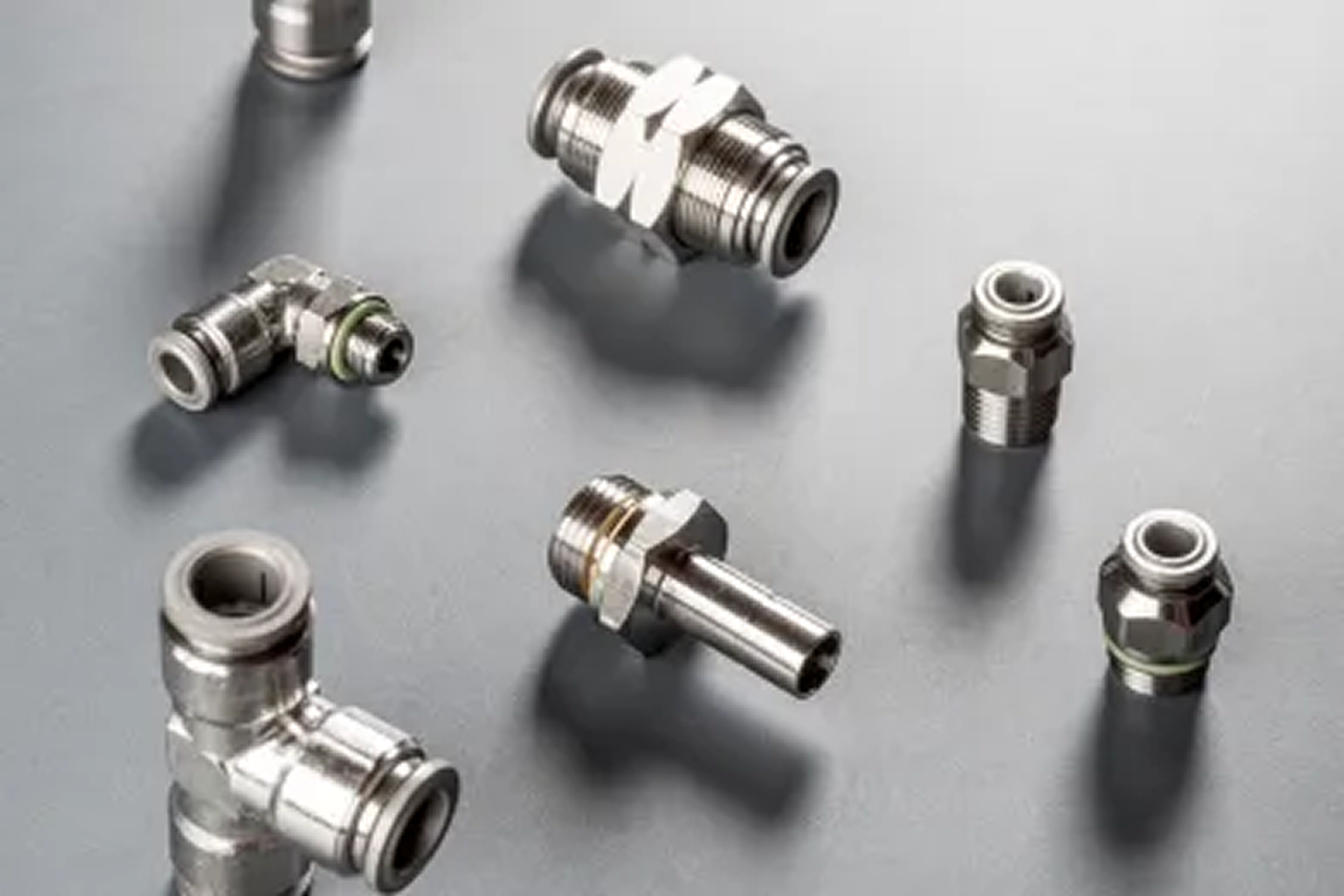 Stainless Steel Push-to-Connect Fitting