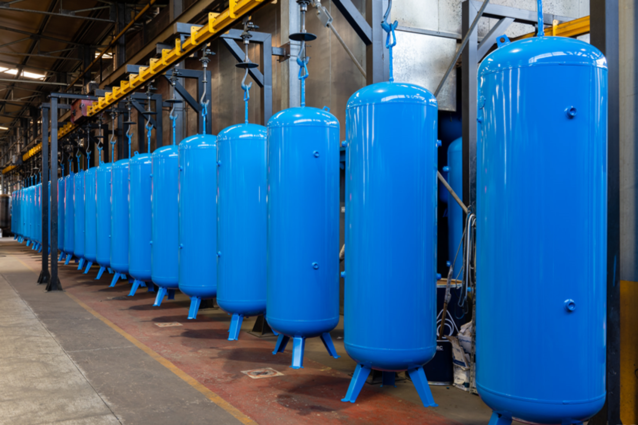 Vertical Receiver Tank